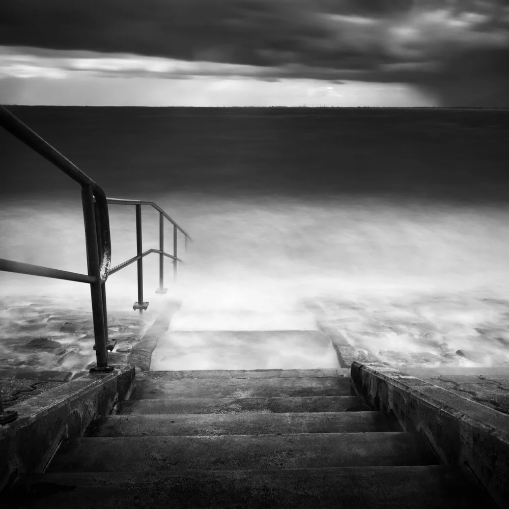 Stairs into the water - Fineart photography by Stephan Opitz