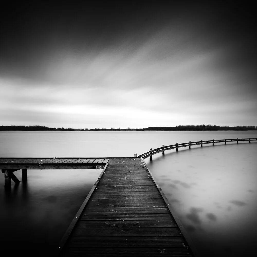 Steg am Veerse Meer II - fotokunst von Stephan Opitz