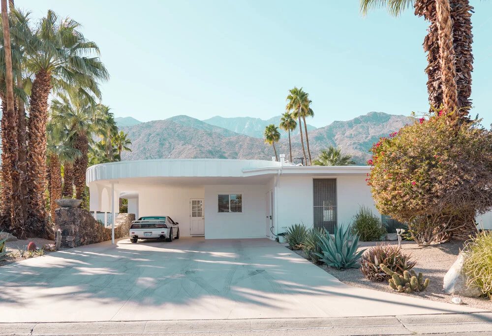 Palm Springs The White House - fotokunst von Roman Becker