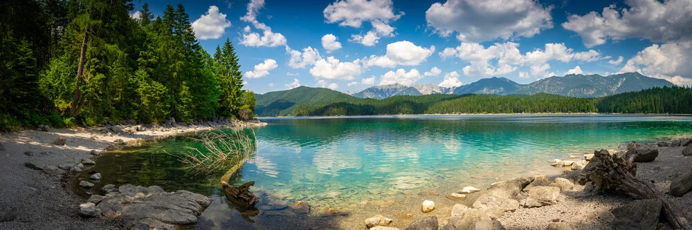 Eibsee Panorama - fotokunst von Martin Wasilewski