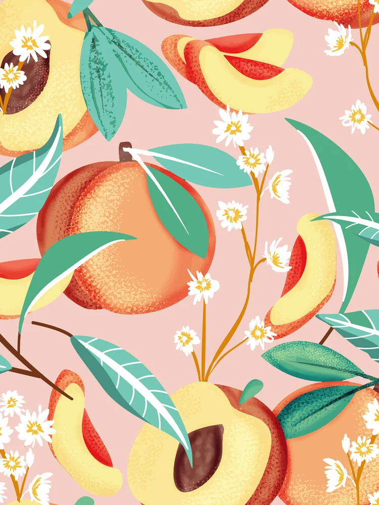 Peach Season - fotokunst von Uma Gokhale