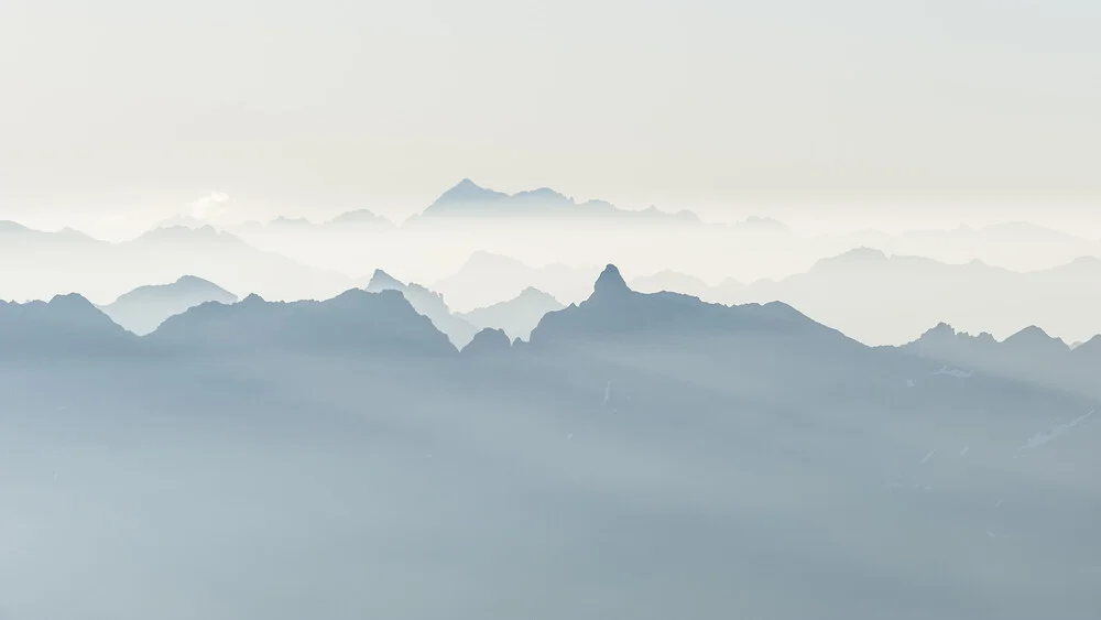 Bündner Alpen III - fotokunst von Thomas Staubli