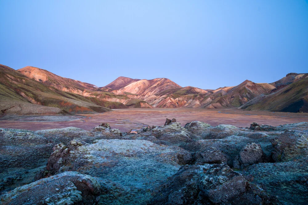 Landmannalaugar at dawn - Fineart photography by Franz Sussbauer