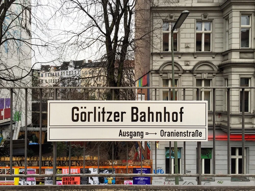 U-Bahnhof Göritzer Bahnhof - fotokunst von Claudio Galamini