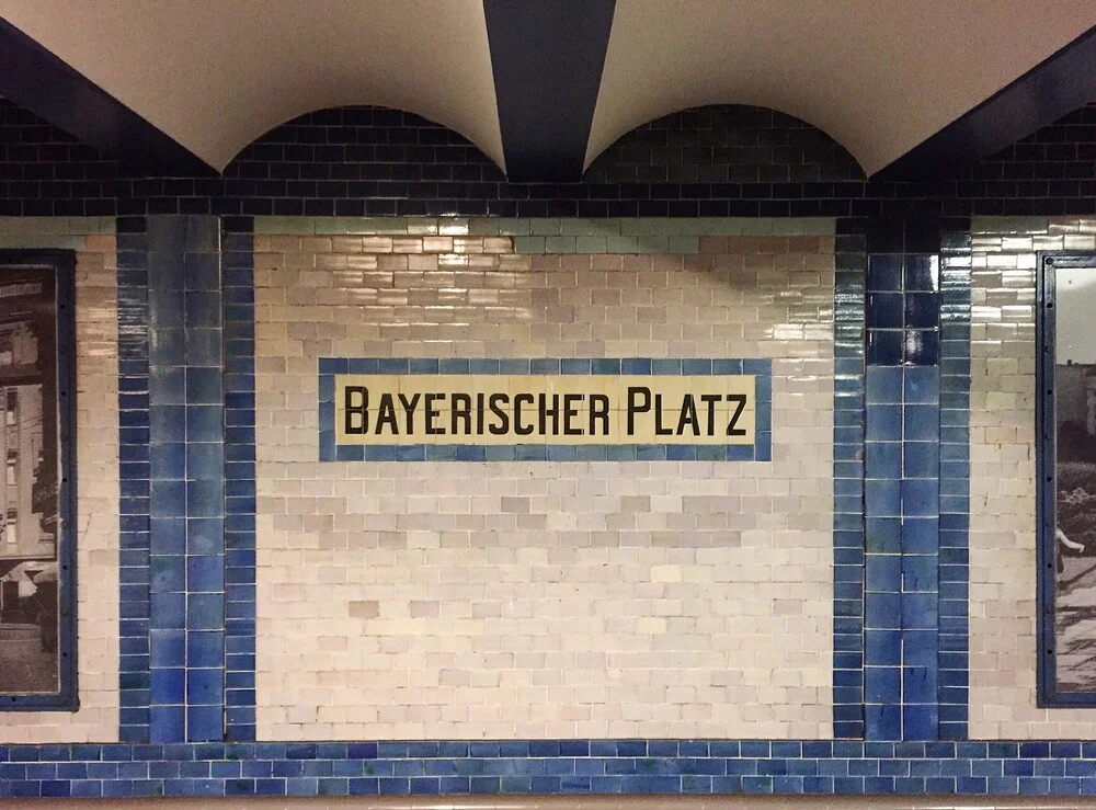 U-Bahnhof Bayerischer Platz - fotokunst von Claudio Galamini