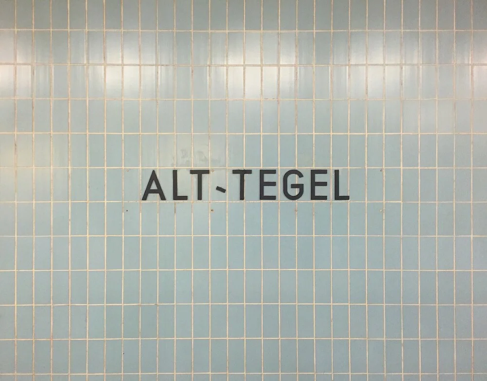U-Bahnhof Alt-Tegel - fotokunst von Claudio Galamini