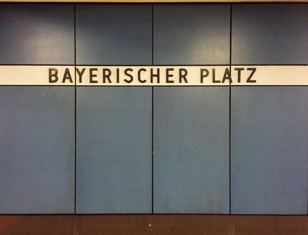 U-Bahnhof Bayerischer Platz - fotokunst von Claudio Galamini