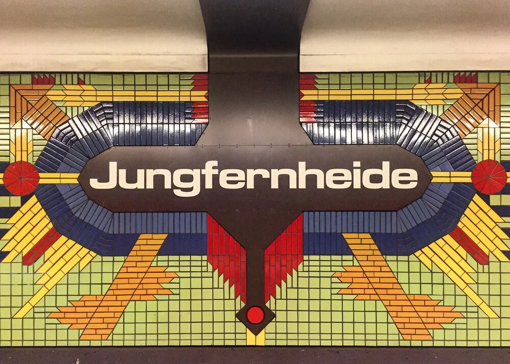 U-Bahnhof Jungfernheide - fotokunst von Claudio Galamini