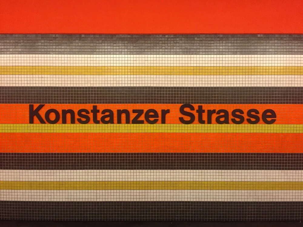 U-Bahnhof Konstanzer Strasse - fotokunst von Claudio Galamini