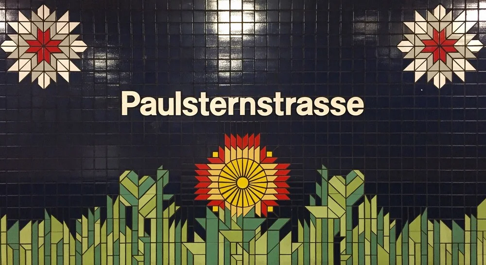 U-Bahnhof Paulsternstrasse - fotokunst von Claudio Galamini