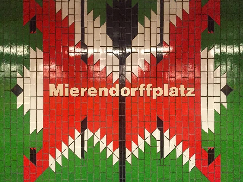 U-Bahnhof Mierendorffplatz - fotokunst von Claudio Galamini