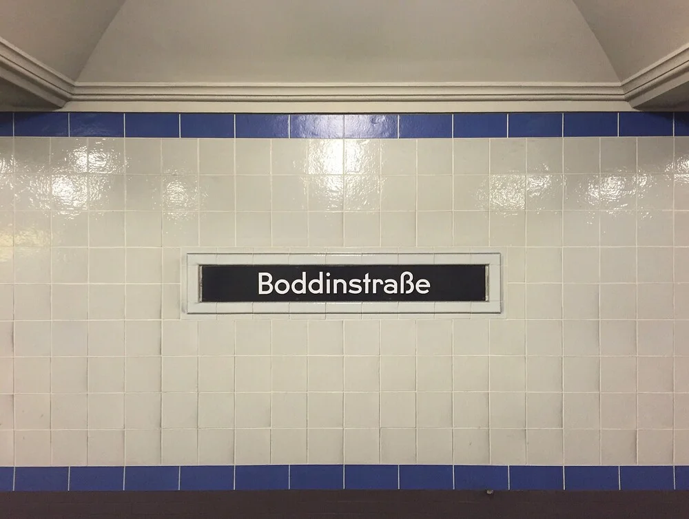 U-Bahnhof Boddinstraße - fotokunst von Claudio Galamini