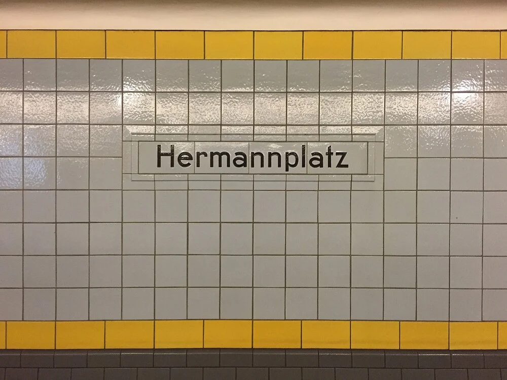 U-Bahnhof Hermannplatz - fotokunst von Claudio Galamini