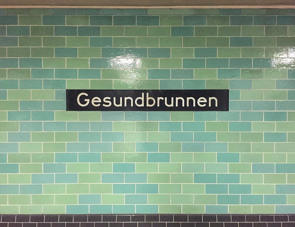 U-Bahnhof Gesundbrunnen - fotokunst von Claudio Galamini