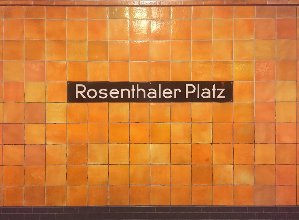 U-Bahnhof Rosenthaler Platz - fotokunst von Claudio Galamini