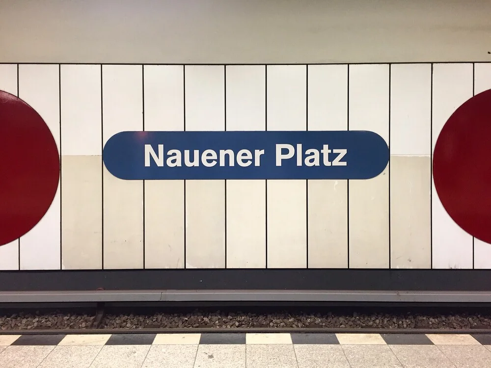 U-Bahnhof Nauener Platz - fotokunst von Claudio Galamini
