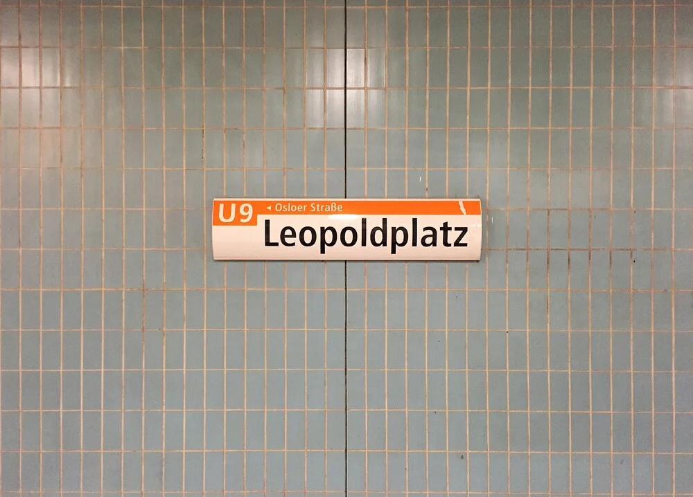 U-Bahnhof Leopoldplatz - fotokunst von Claudio Galamini