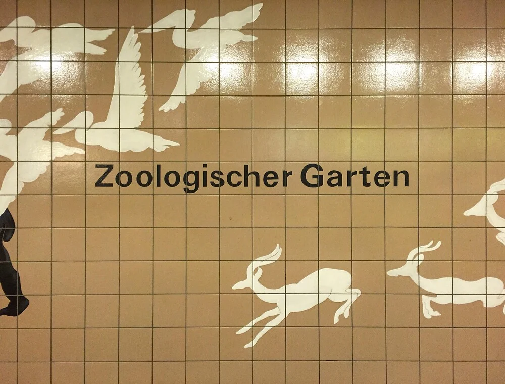 U-Bahnhof Zoologischer Garten - fotokunst von Claudio Galamini