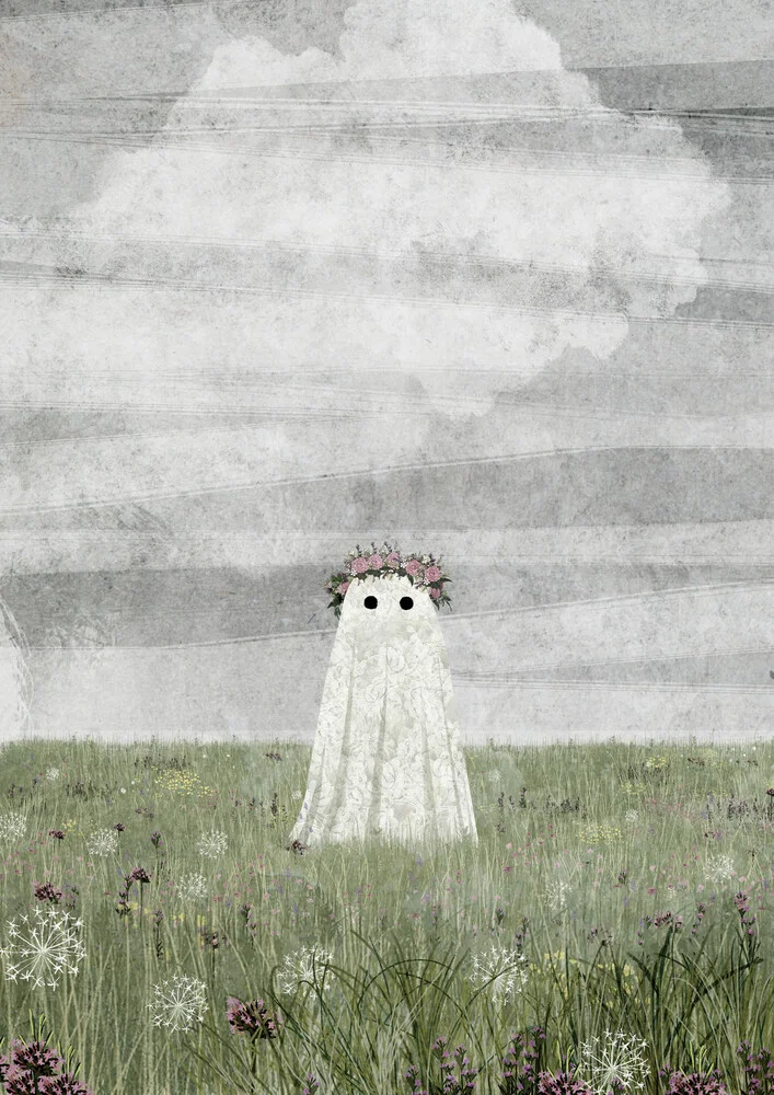 There's A Ghost ing the Meadow (summer) - fotokunst von Katherine Blower