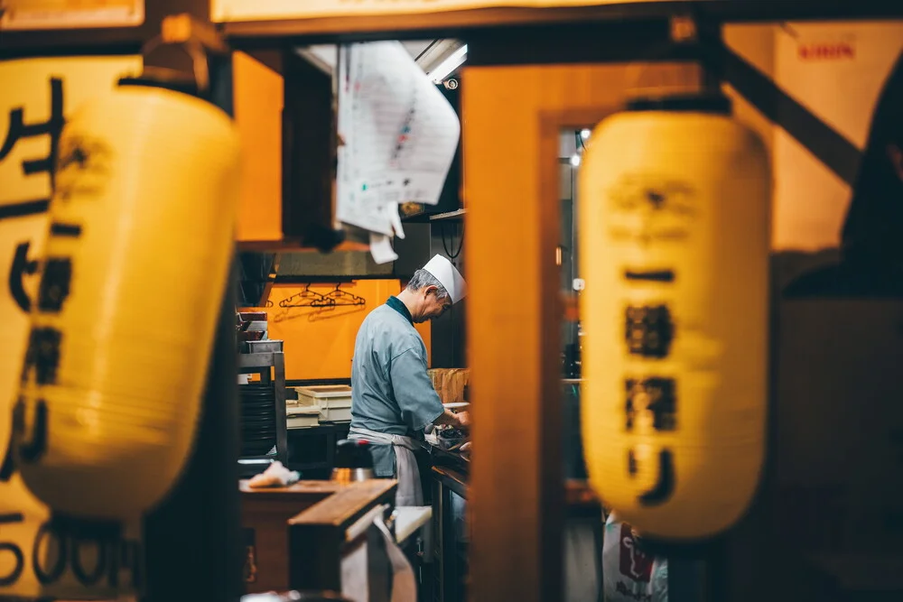 Street food Tokyo - fotokunst von André Alexander