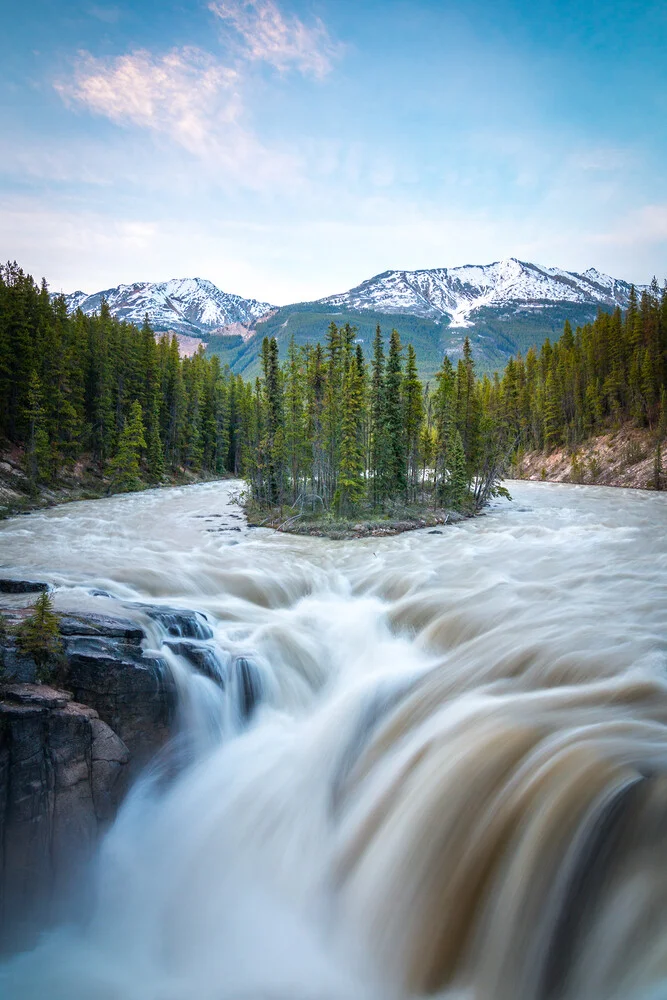 sunwapta falls - fotokunst von Christoph Schaarschmidt