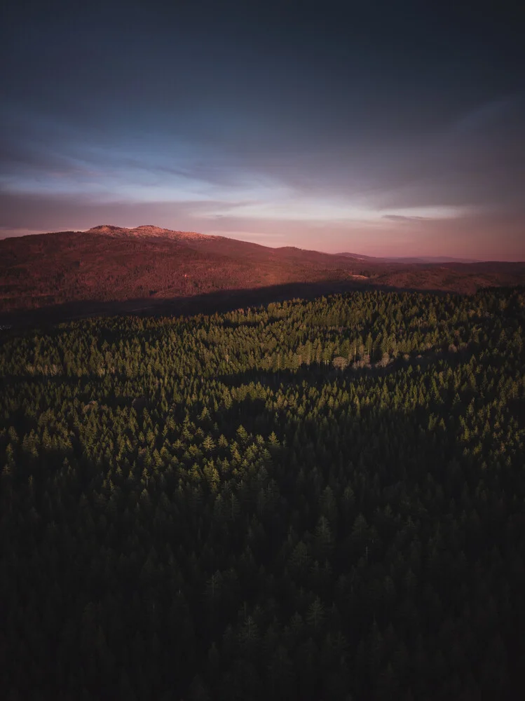 Großer Rachel – Endloser Wald - fotokunst von Florian Eichinger