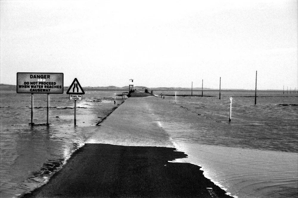 Flut auf Holy Island  - fotokunst von Sabine Alex