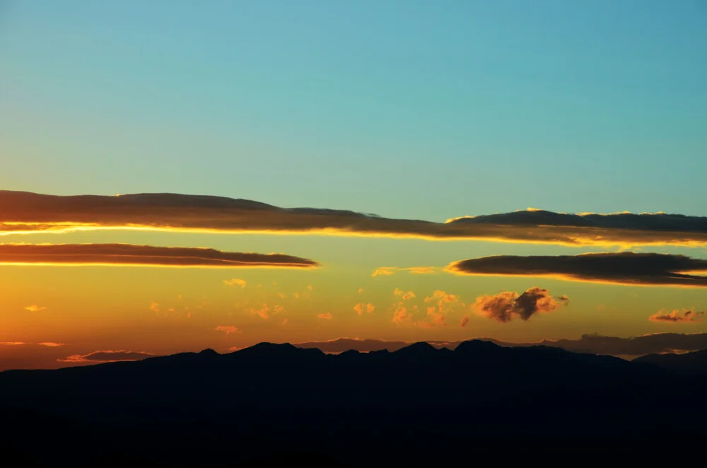 Sunset in the Valley - fotokunst von Michael Brandone