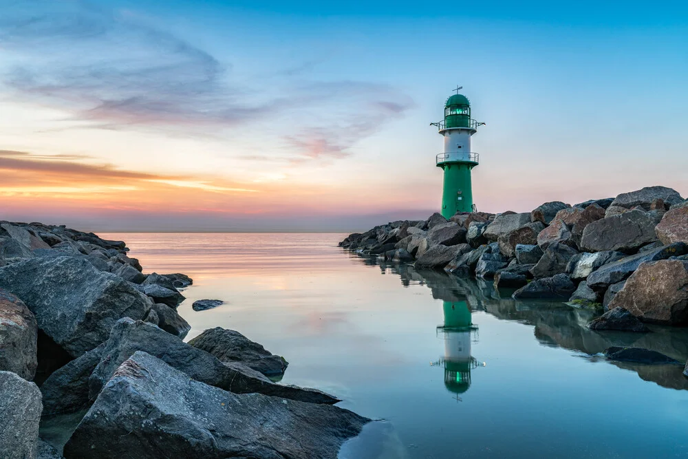 Lighthouse Westmole of Warnemünde - Fineart photography by Jan Becke