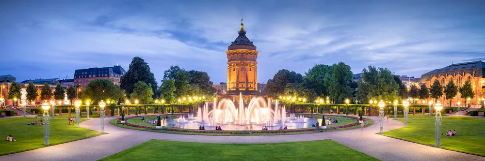 Wasserturm Mannheim - fotokunst von Jan Becke