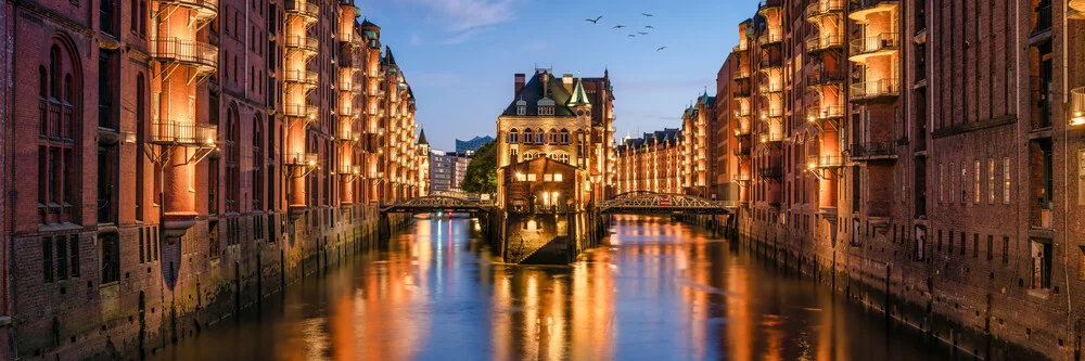 The Wasserschloss in the Speicherstadt in Hamburg - Fineart photography by Jan Becke