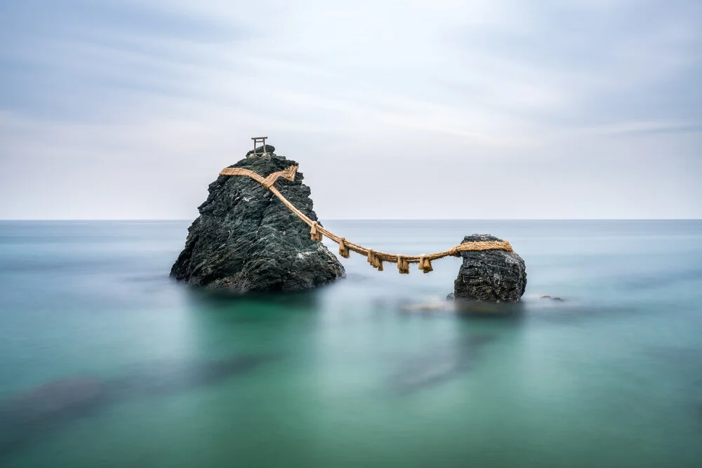 Meoto Iwa rocks in Mie Prefecture - Fineart photography by Jan Becke