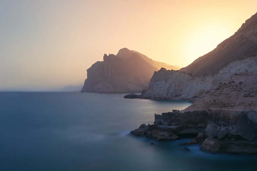Oman Al Fazayah Beach Sunset - Fineart photography by Jean Claude Castor
