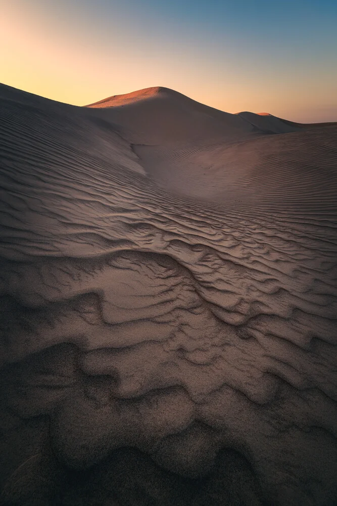 Dünen in der Wahiba Sands Wüste im Oman - fotokunst von Jean Claude Castor