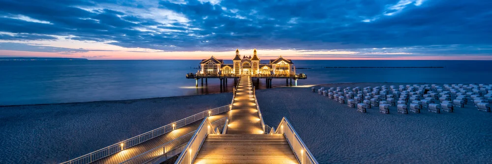 Ostseebad Sellin auf der Insel Rügen - fotokunst von Jan Becke