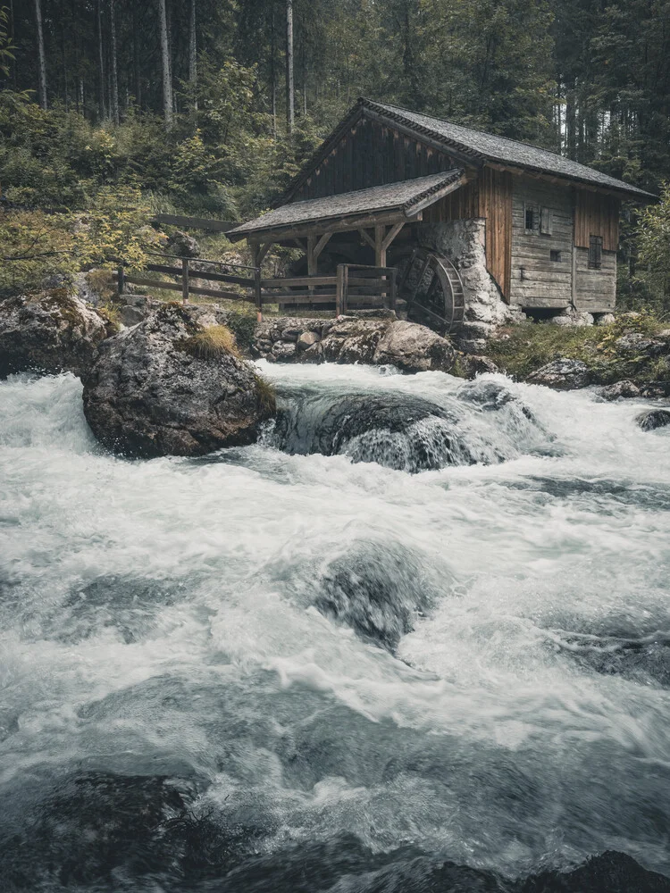 Mill at the creek I - Fineart photography by Franz Sussbauer