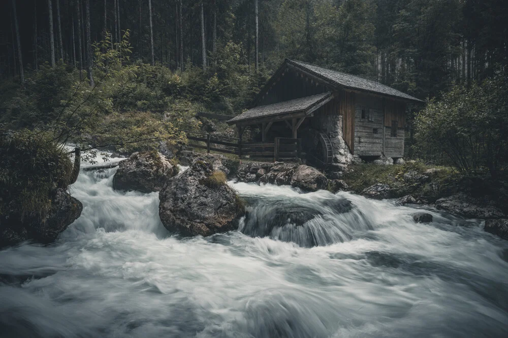 Mühle am Bach II - fotokunst von Franz Sussbauer