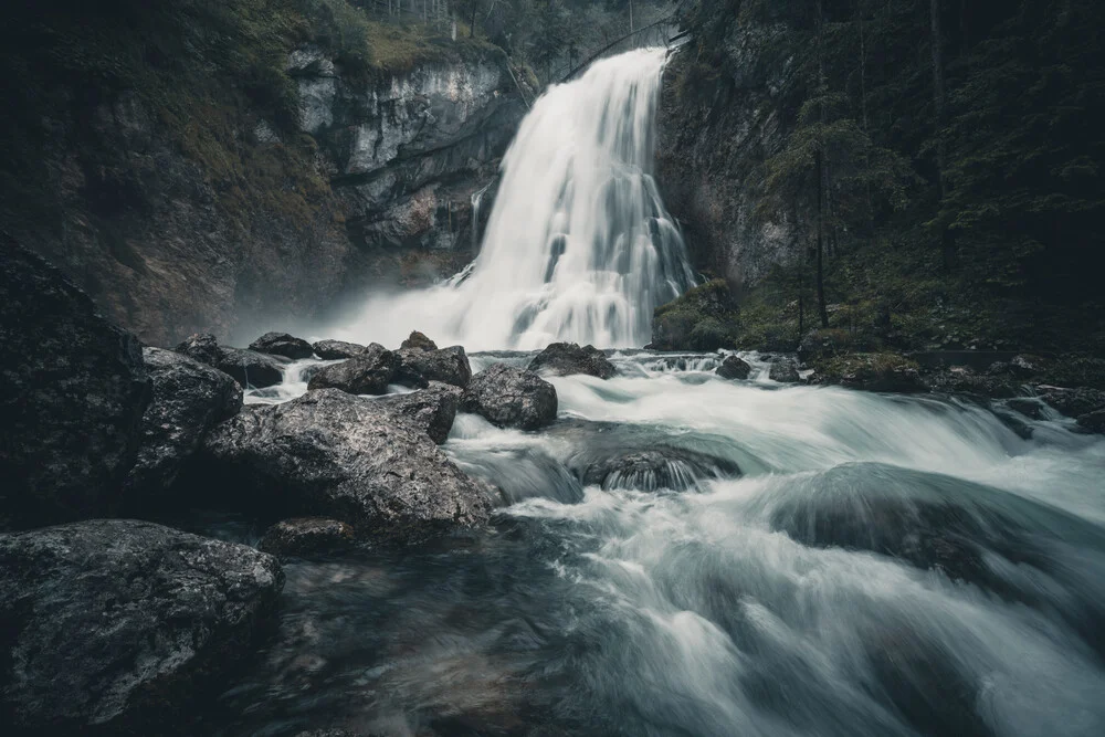 Gollinger waterfall I - Fineart photography by Franz Sussbauer