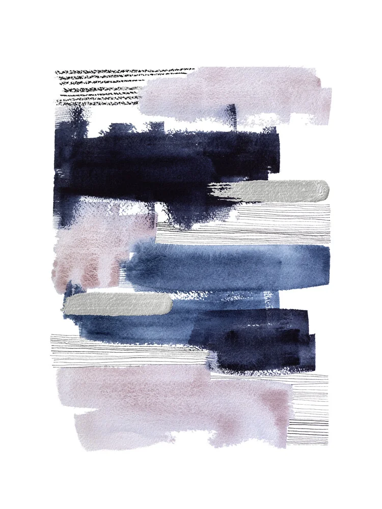 'Abstraktober Cohesion by Alina Buffiere' – Wall Art by The Artcircle as Poster or Acrylic Glass Print
