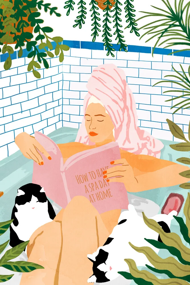 How To Have A Spa Day At Home - fotokunst von Uma Gokhale