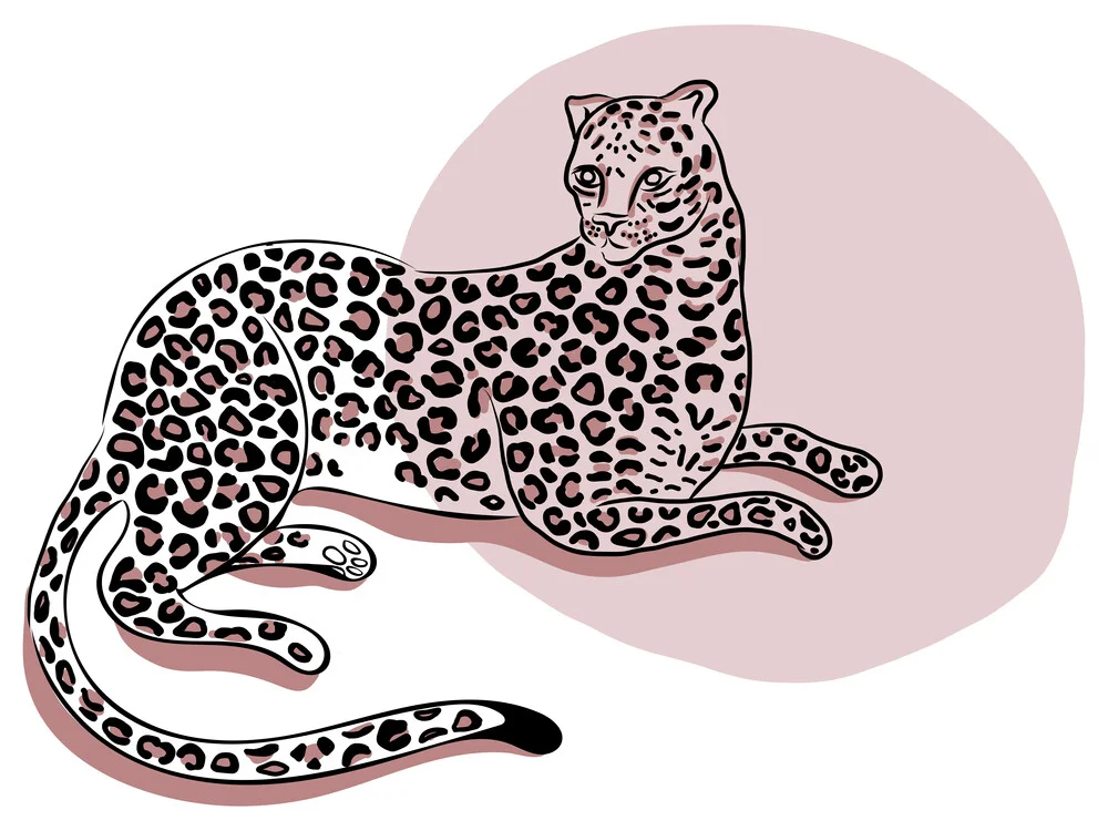 Pink Leopard - fotokunst von Genna Campton