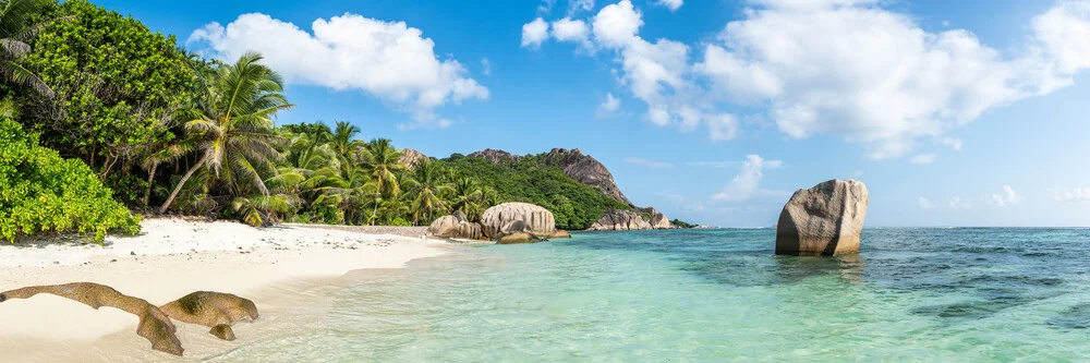 Traumstrand auf den Seychellen - fotokunst von Jan Becke