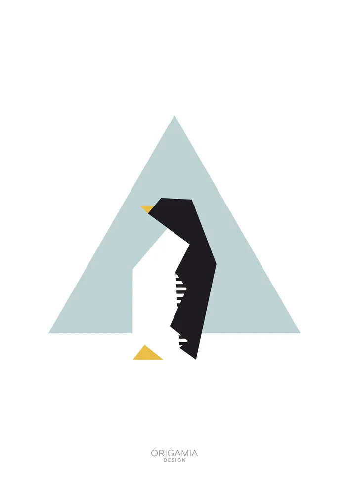 Penguin | Antarctica Series | Origamia Design - fotokunst von Anna Maria Laddomada