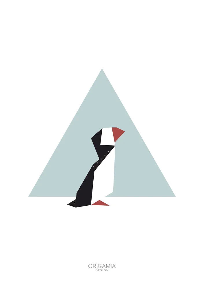 Puffin | Arctic Series | Origamia Design - fotokunst von Anna Maria Laddomada