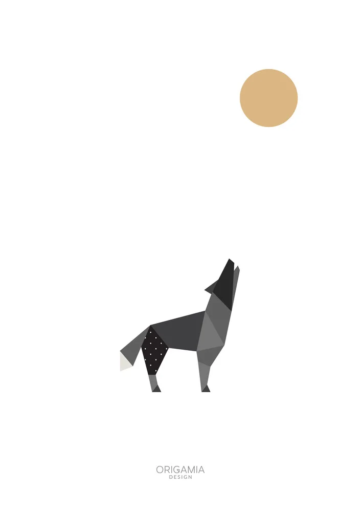 Wolf | Forest Series | Origamia Design - fotokunst von Anna Maria Laddomada
