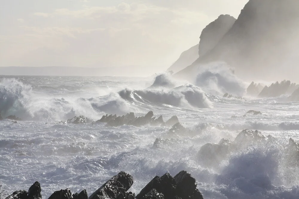 Stormy coast - fotokunst von Bernd Pfleger