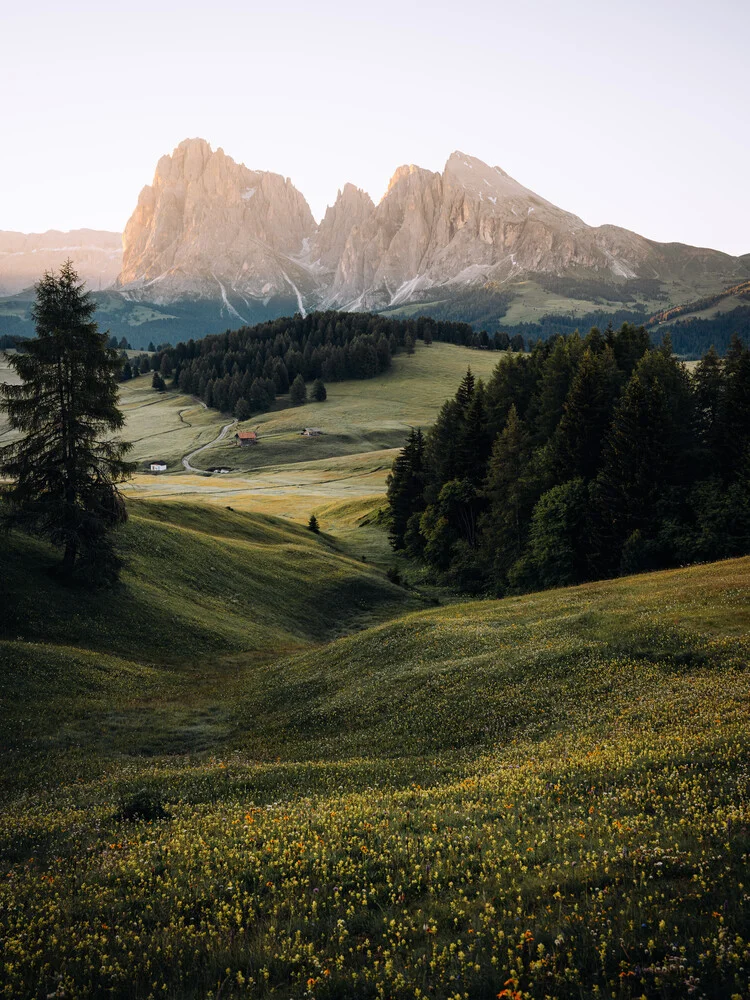 Bergpanorama - fotokunst von André Alexander