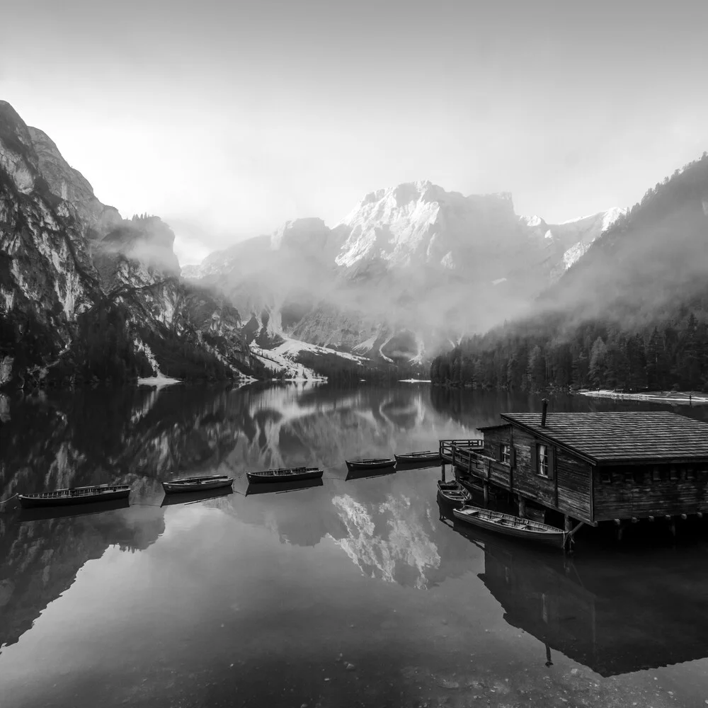 Lago di Braies - fotokunst von Christian Janik