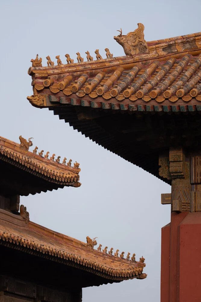 Forbidden City Eaves - fotokunst von AJ Schokora