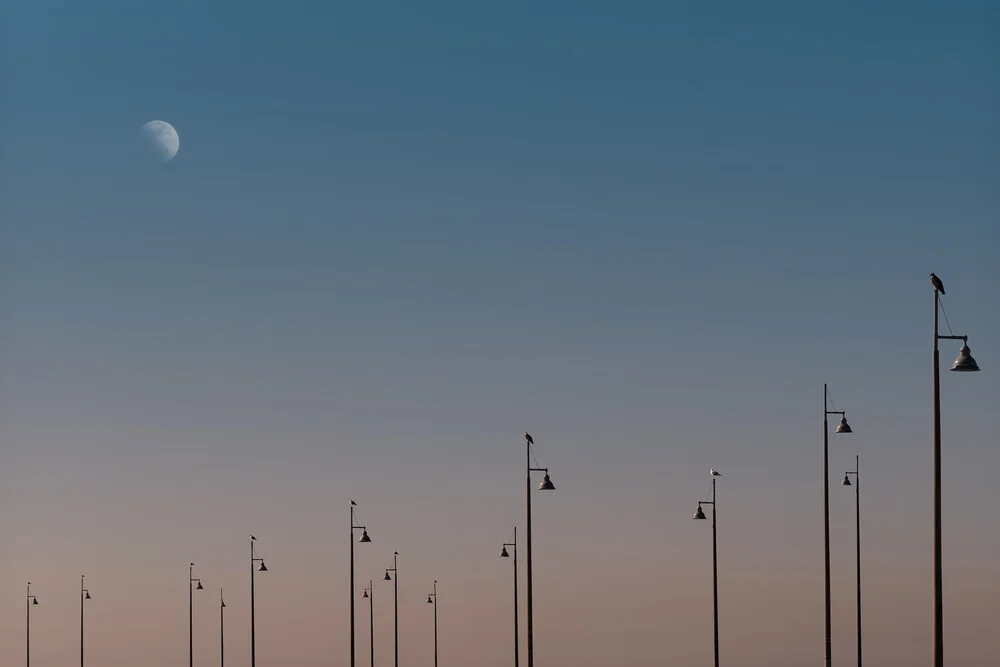 Moonlight on the Pier - Fineart photography by AJ Schokora